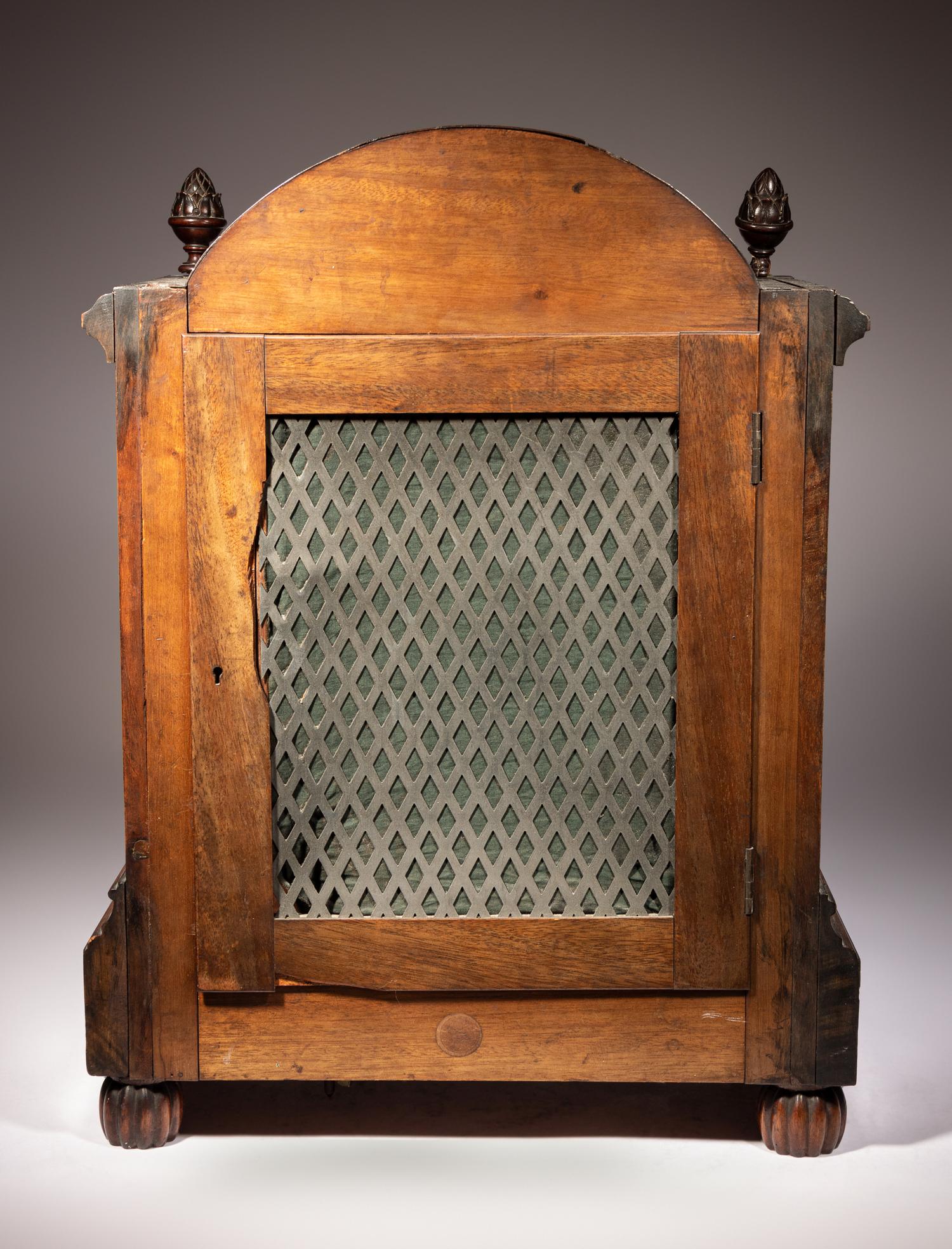 A George III Mahogany Bracket Clock