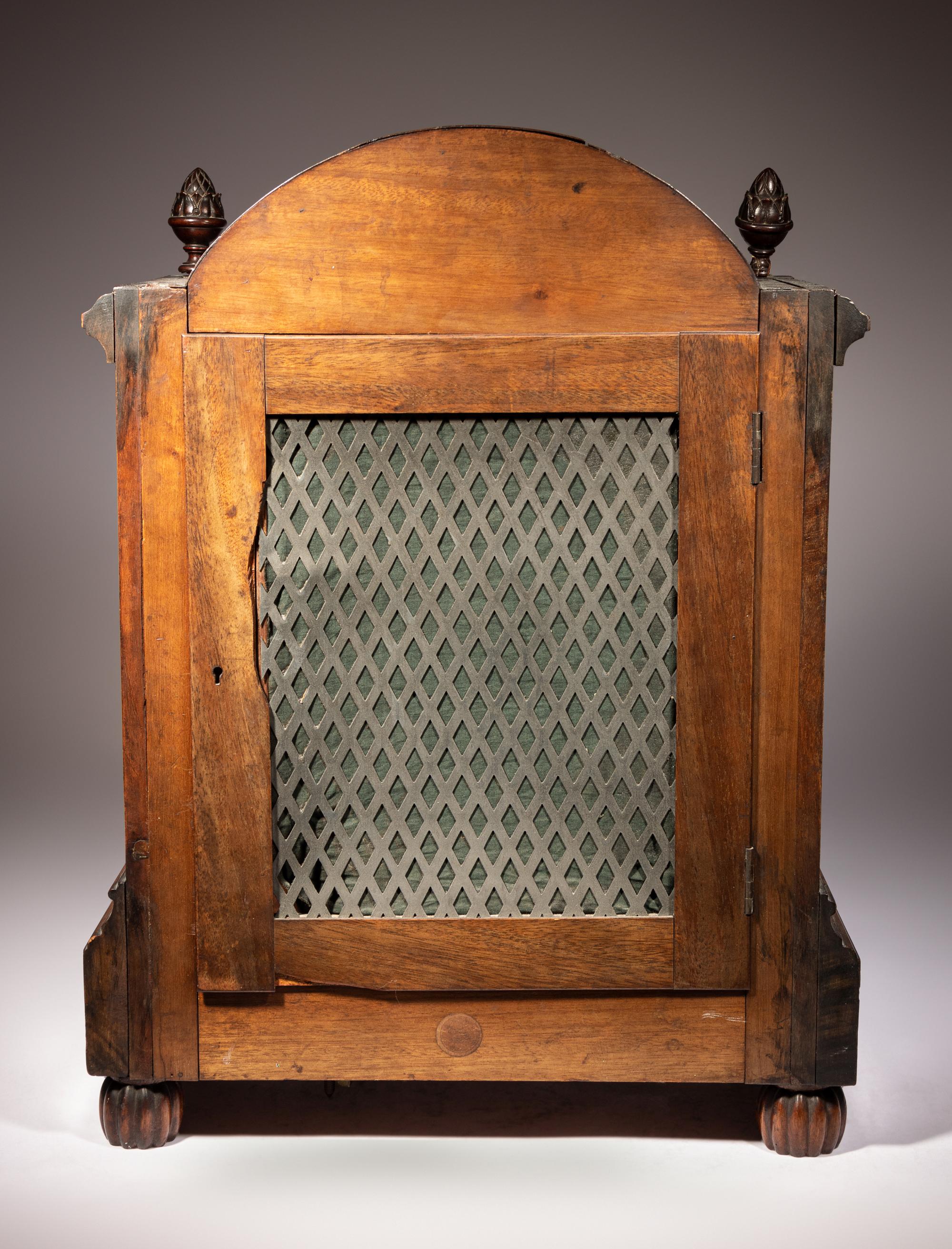A George III Mahogany Bracket Clock