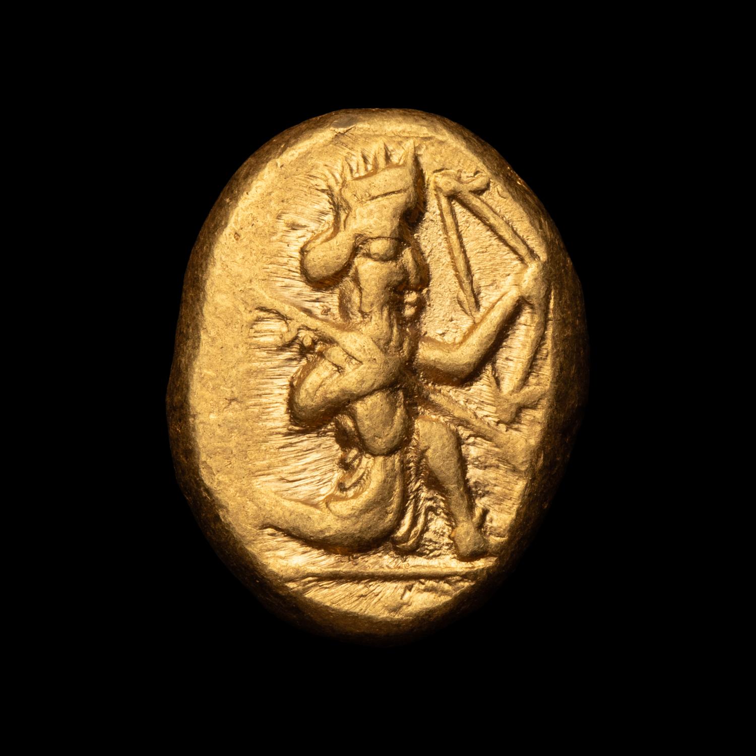 [ANCIENT] PERSIA. Achaemenid (c. 480-420 BC). Av Daric (8.3g).