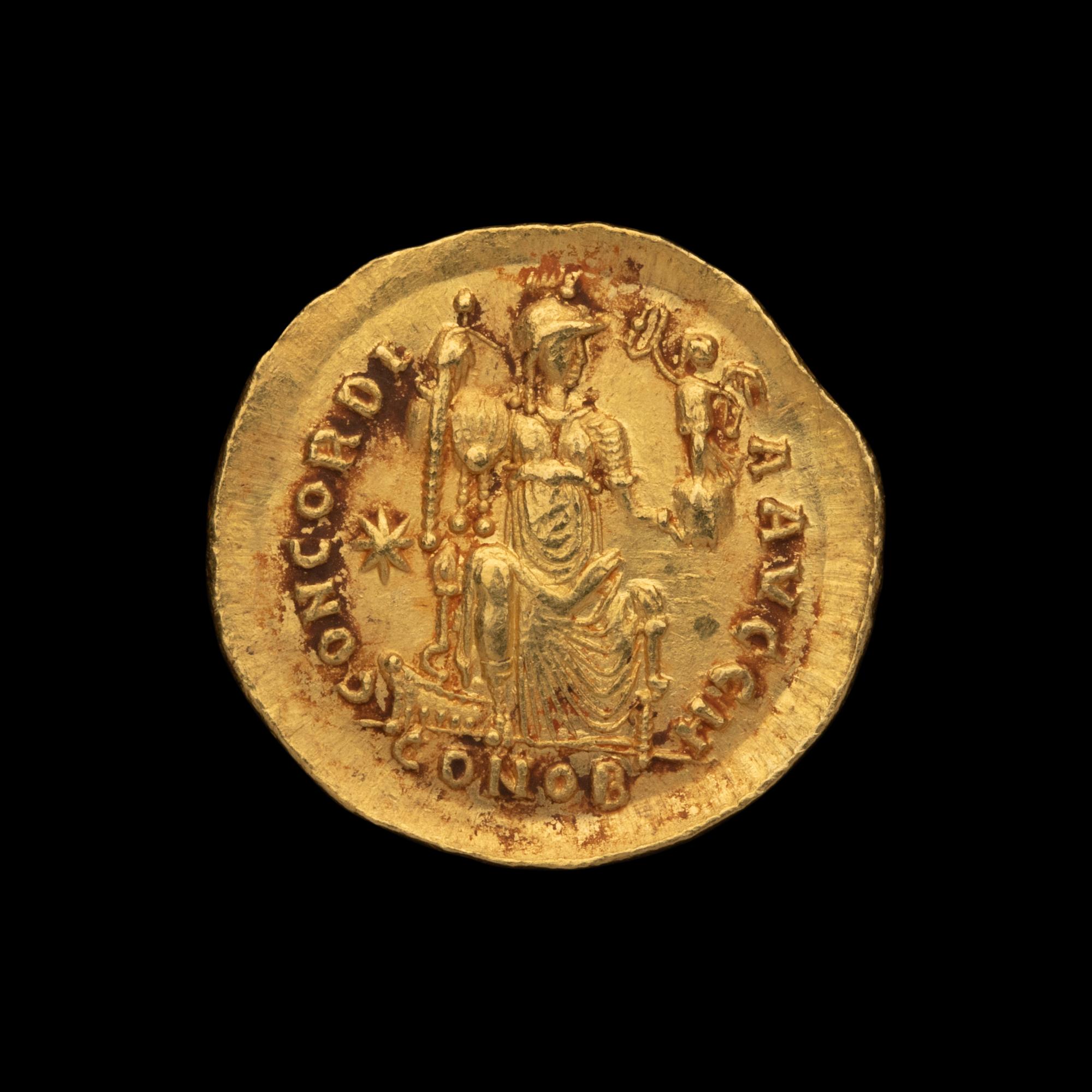 [ANCIENTS] EASTERN ROMAN EMPIRE. Theodosius II (c. 408-420). Av Solidus (4.4g, 21mm)