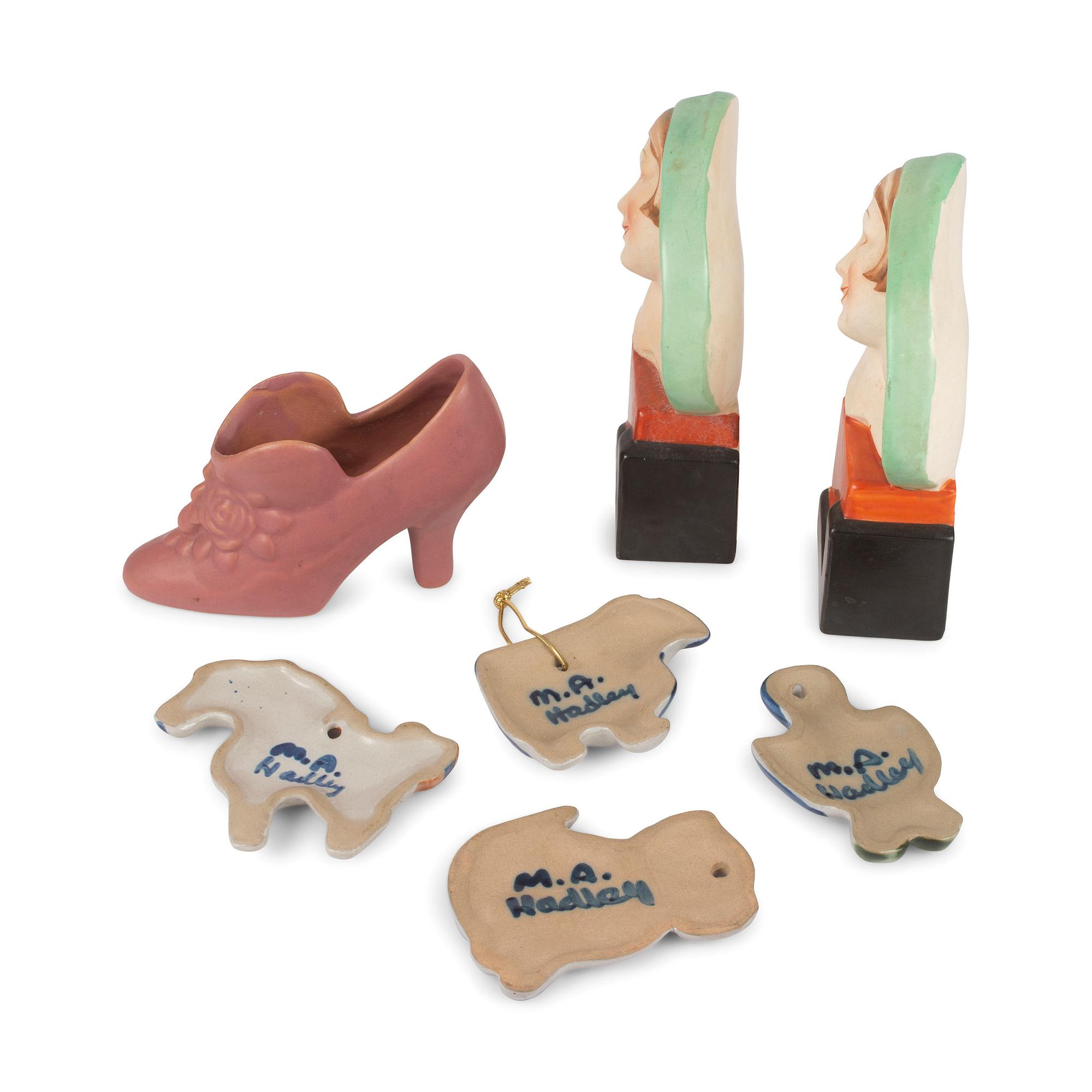A Group of American Art Pottery