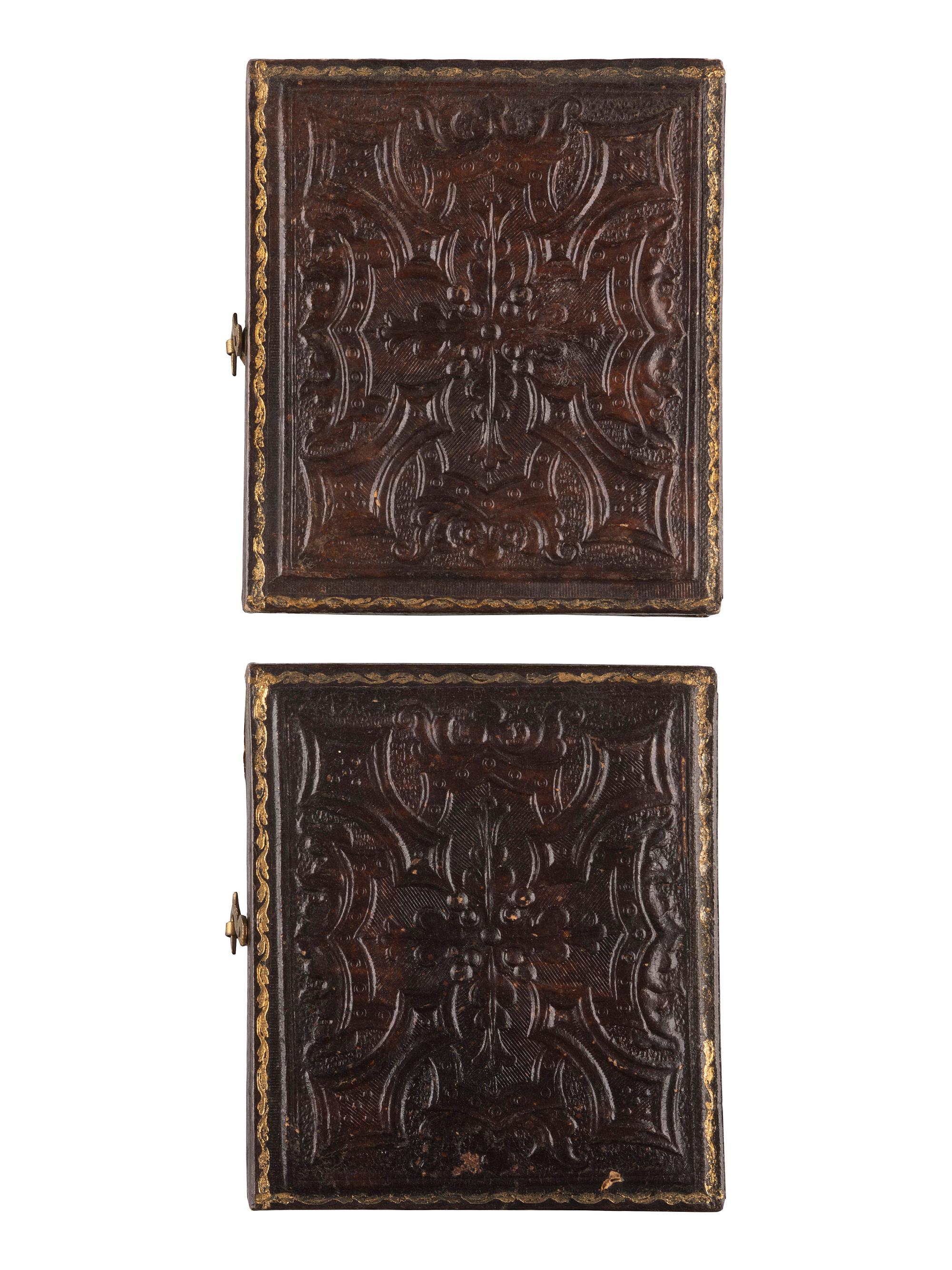 [EARLY PHOTOGRAPHY]. REES, Charles Richard (1825-1914), photographer. Ninth plate daguerreotypes featuring John W. Draper and his wife. New York, New York.