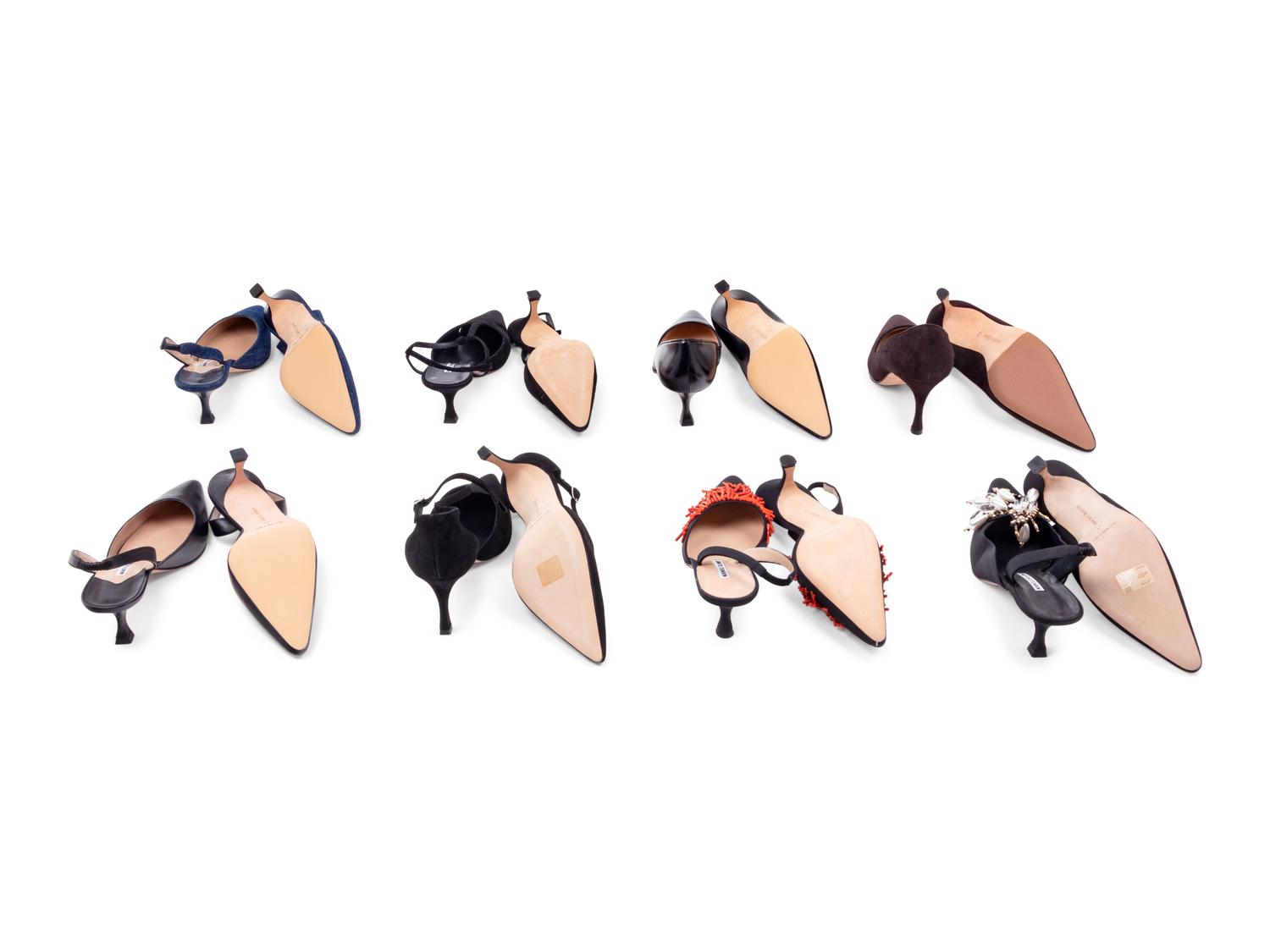 Sixteen Pairs of Manolo Blahnik Heels
