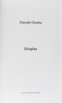 CLOSKY, CLAUDE A group of eight works.