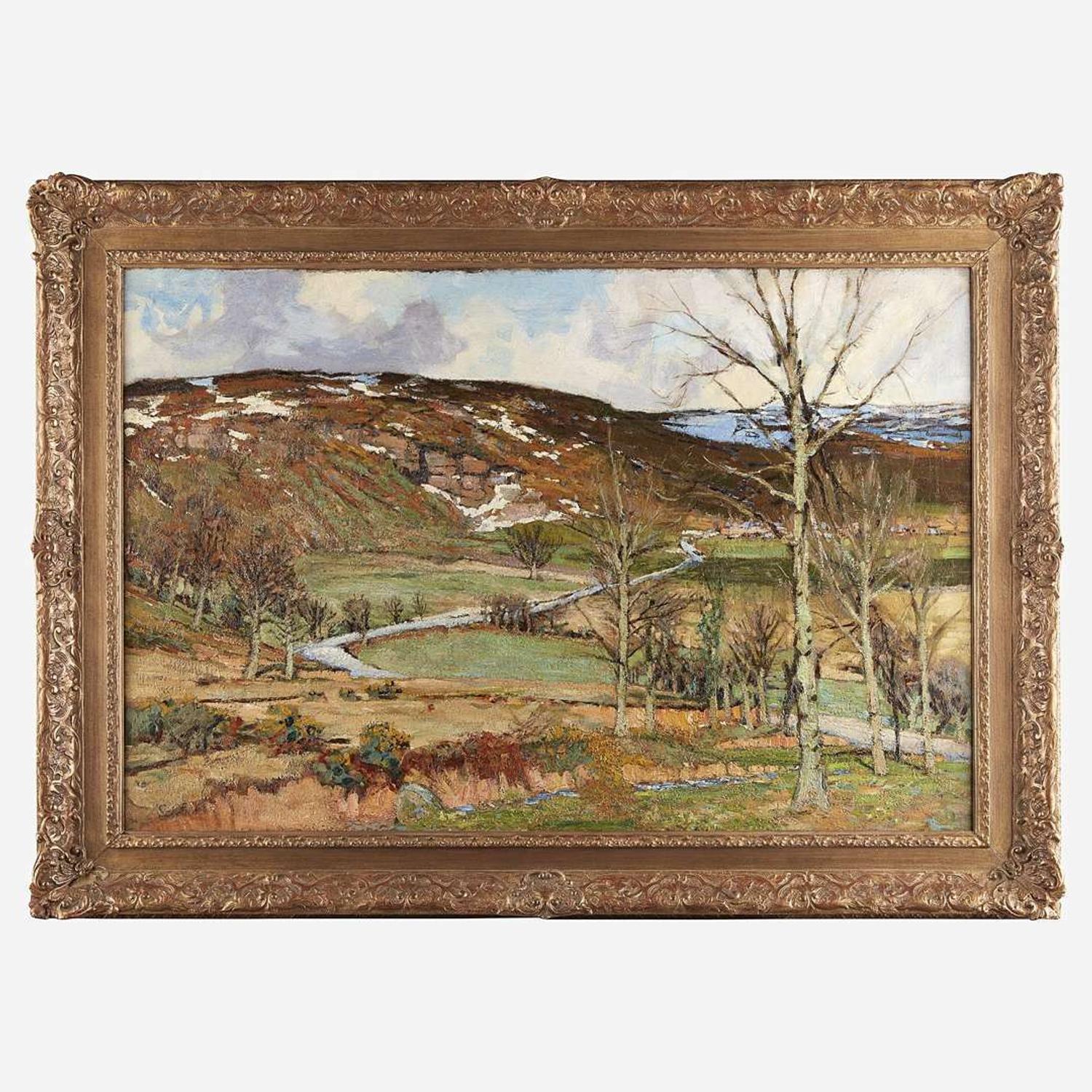 Walter Elmer Schofield (American, 1867–1944) View of Eastby Crag, Embsay, Yorkshire