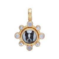 ELIZABETH LOCKE, ESSEX CRYSTAL AND MOONSTONE PENDANT