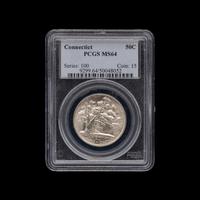 A 1935 Connecticut Commemorative 50c Coin [PCGS MS64]