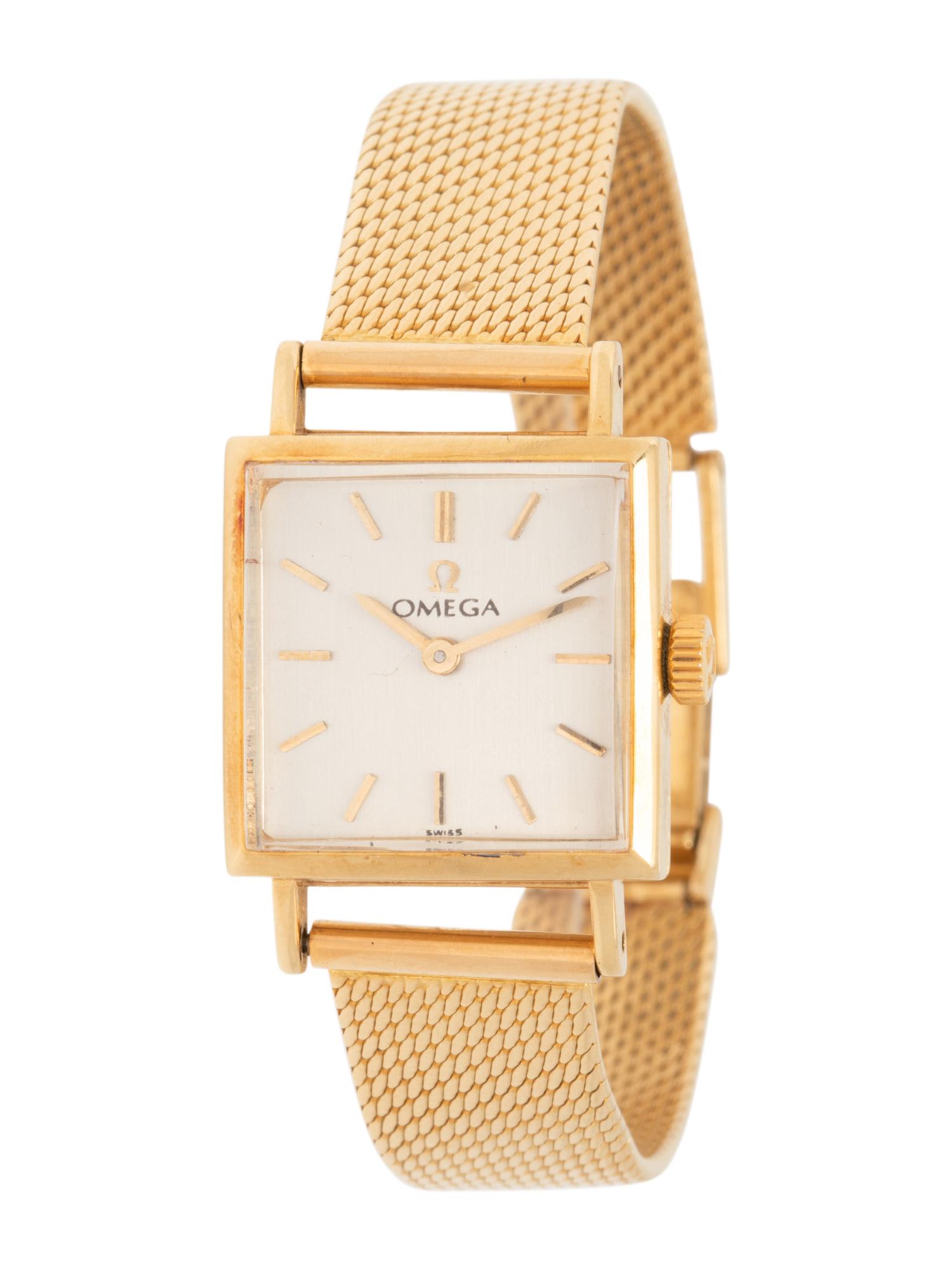 OMEGA, 18K YELLOW GOLD WRISTWATCH