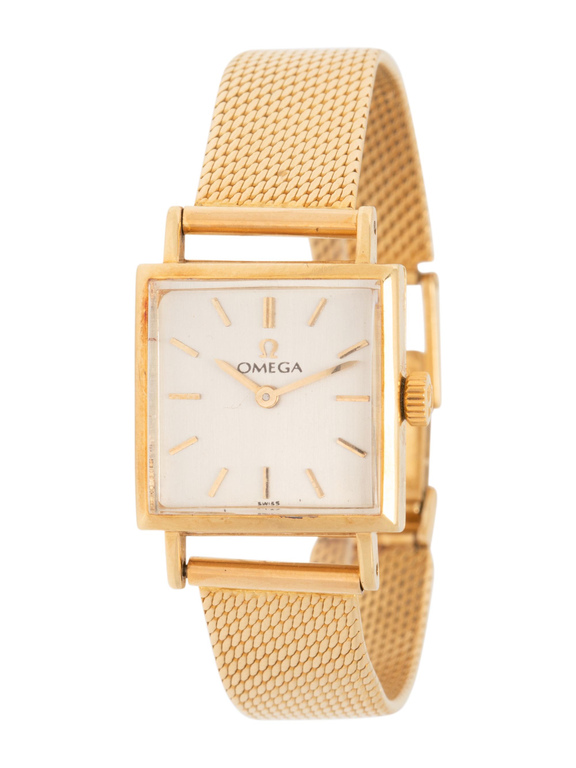 OMEGA, 18K YELLOW GOLD WRISTWATCH