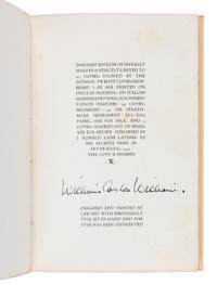 WILLIAMS, Carlos William (1883-1963). An Early Martyr . New York: The Alcestis Press, 1935.