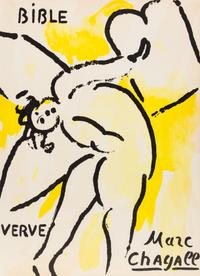Marc Chagall, (French/Russian, 1887-1985), Verve Vol VIII, Nos 33-34 (Bible), 1956, comprising 16 color lithographs including the front