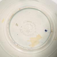 Three Staffordshire Historical Blue Tea Bowls and Saucers