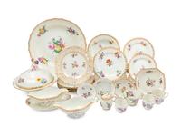 A Berlin (K.P.M.) Porcelain Dinner Service