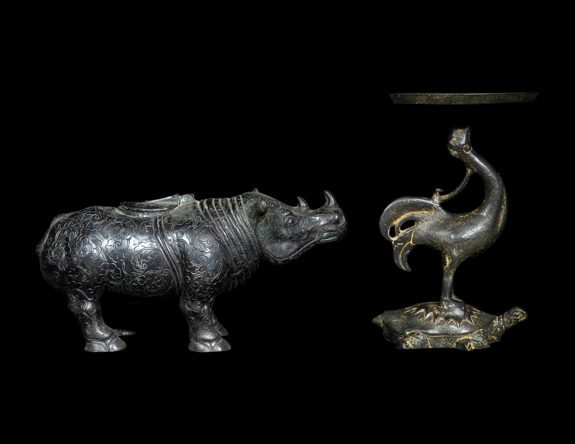 Two Chinese Archaistic Bronze Articles