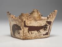 Early Zuni Polychrome Pottery Container