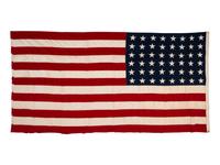 [FLAGS & PATRIOTIC TEXTILES]. 48-star American flag. Manufactured by the Valley Forge Flag Company. Ca mid 20th century.