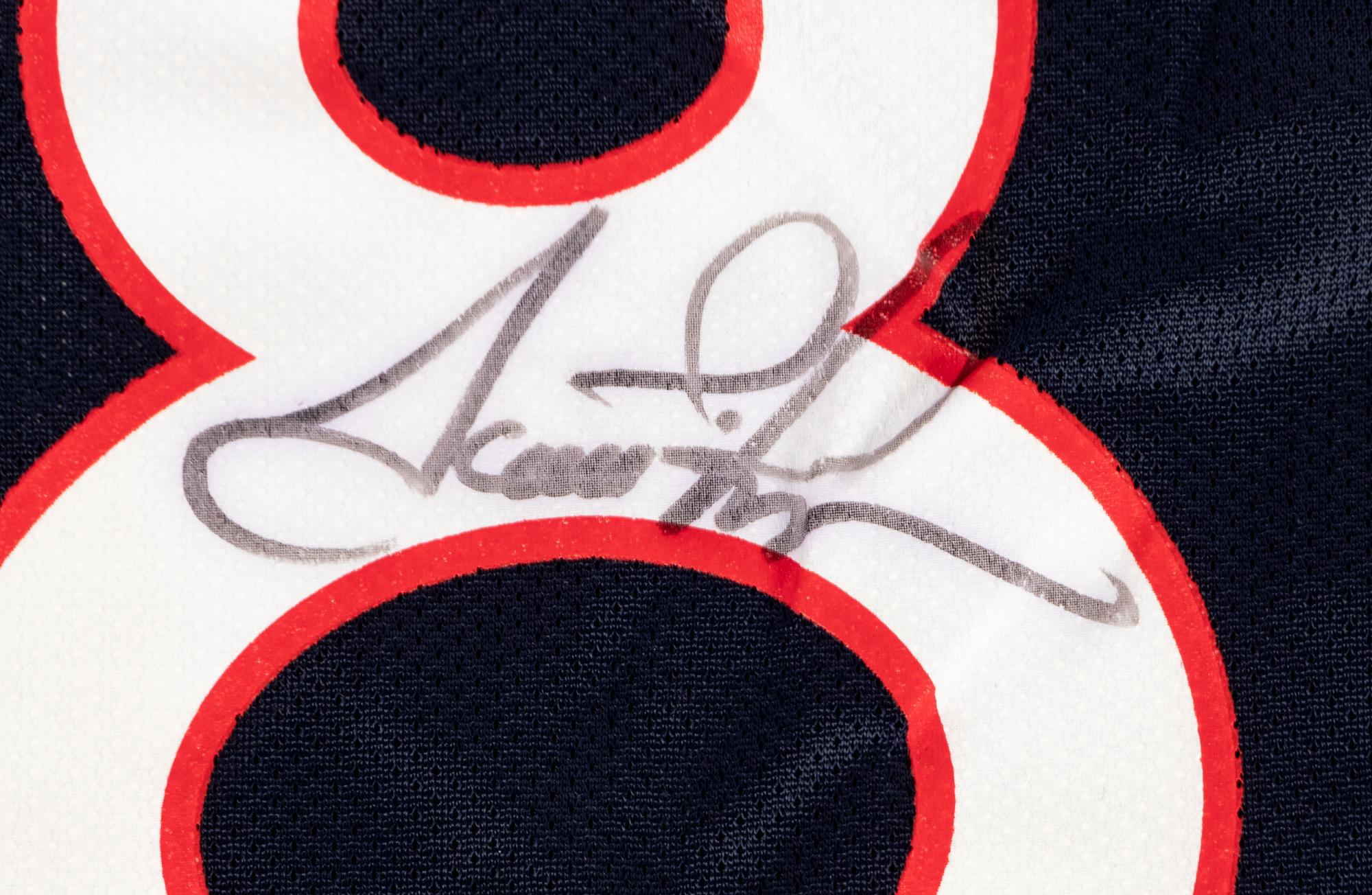 A Group of Scottie Pippen Signed Autograph USA Basketball Olympic Jerseys (Beckett Authentication Services BAS Certified),