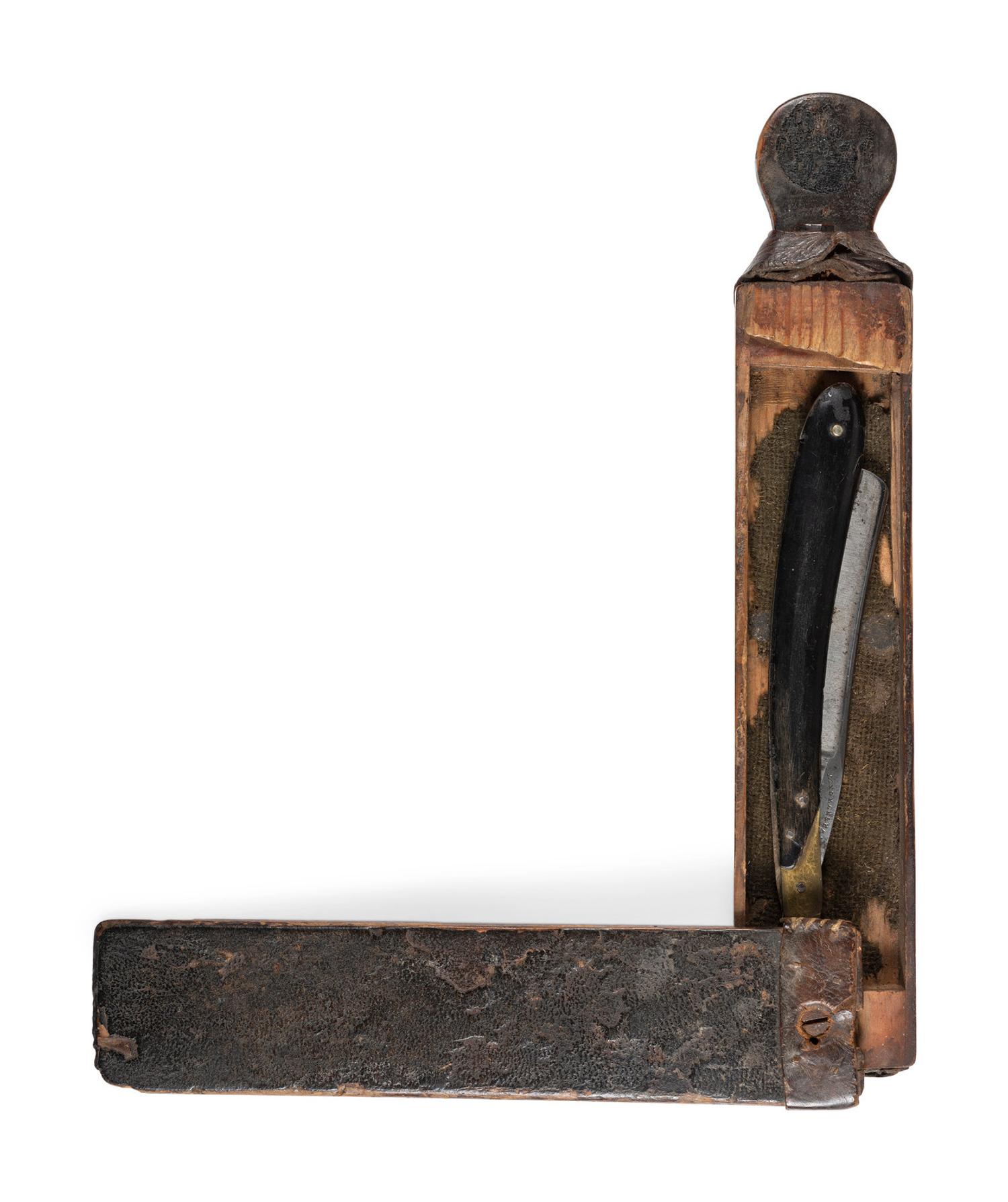 [CIVIL WAR]. Large collection of shaving utensils and personal items.