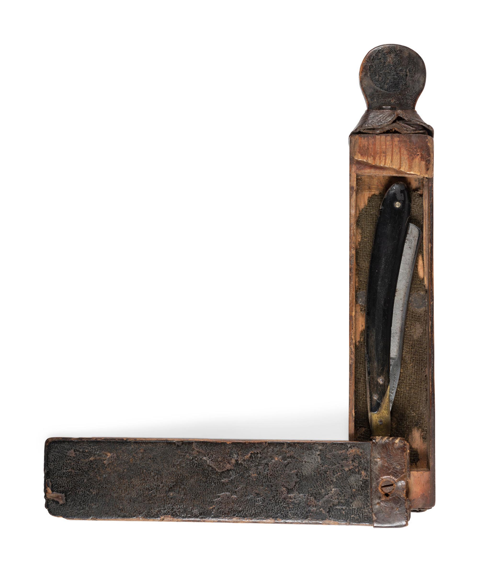 [CIVIL WAR]. Large collection of shaving utensils and personal items.
