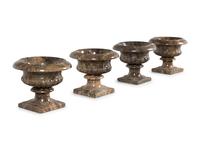 Four Continental Marble Urns