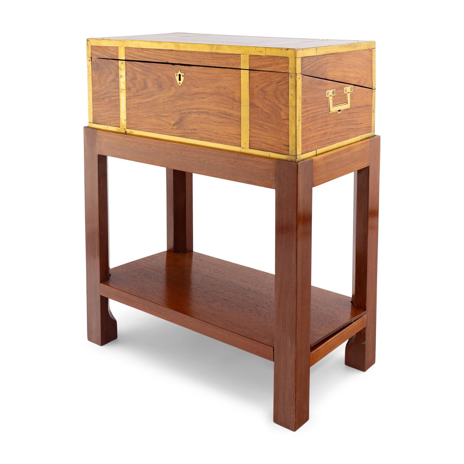 An English Writing Box on Stand