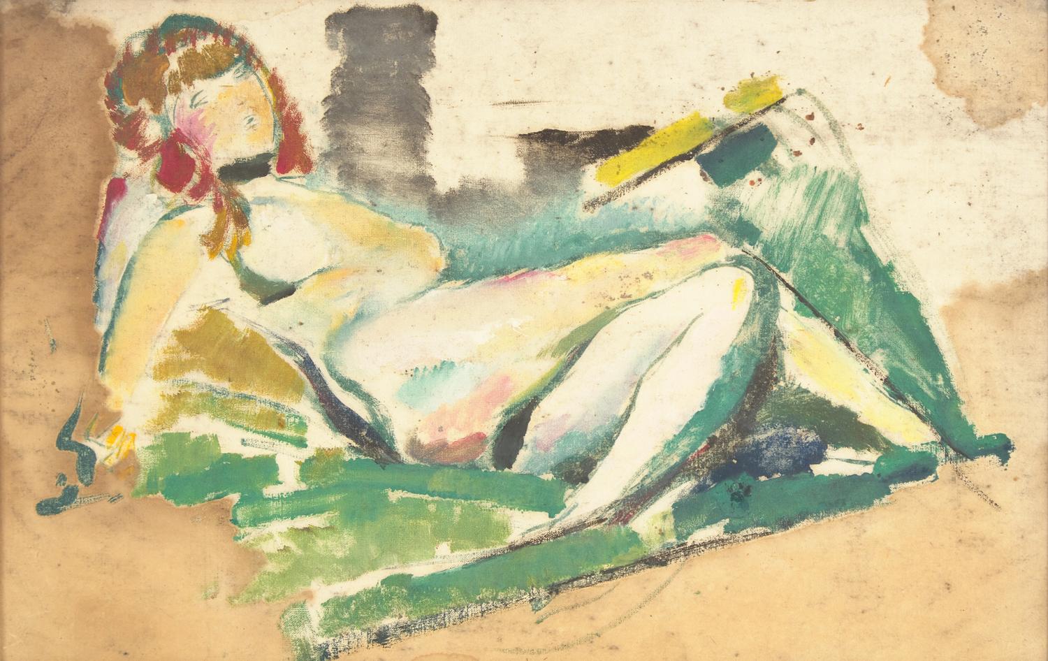 Reclining Nude , circa 1920