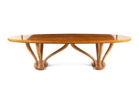 A Continental Double Pedestal Dining Table