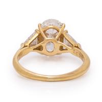 Diamond and Yellow Gold Ring