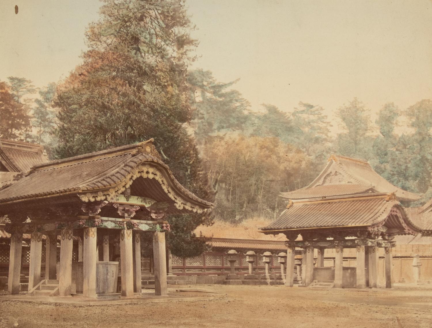 Six Japanese Hand Tinted Photographs