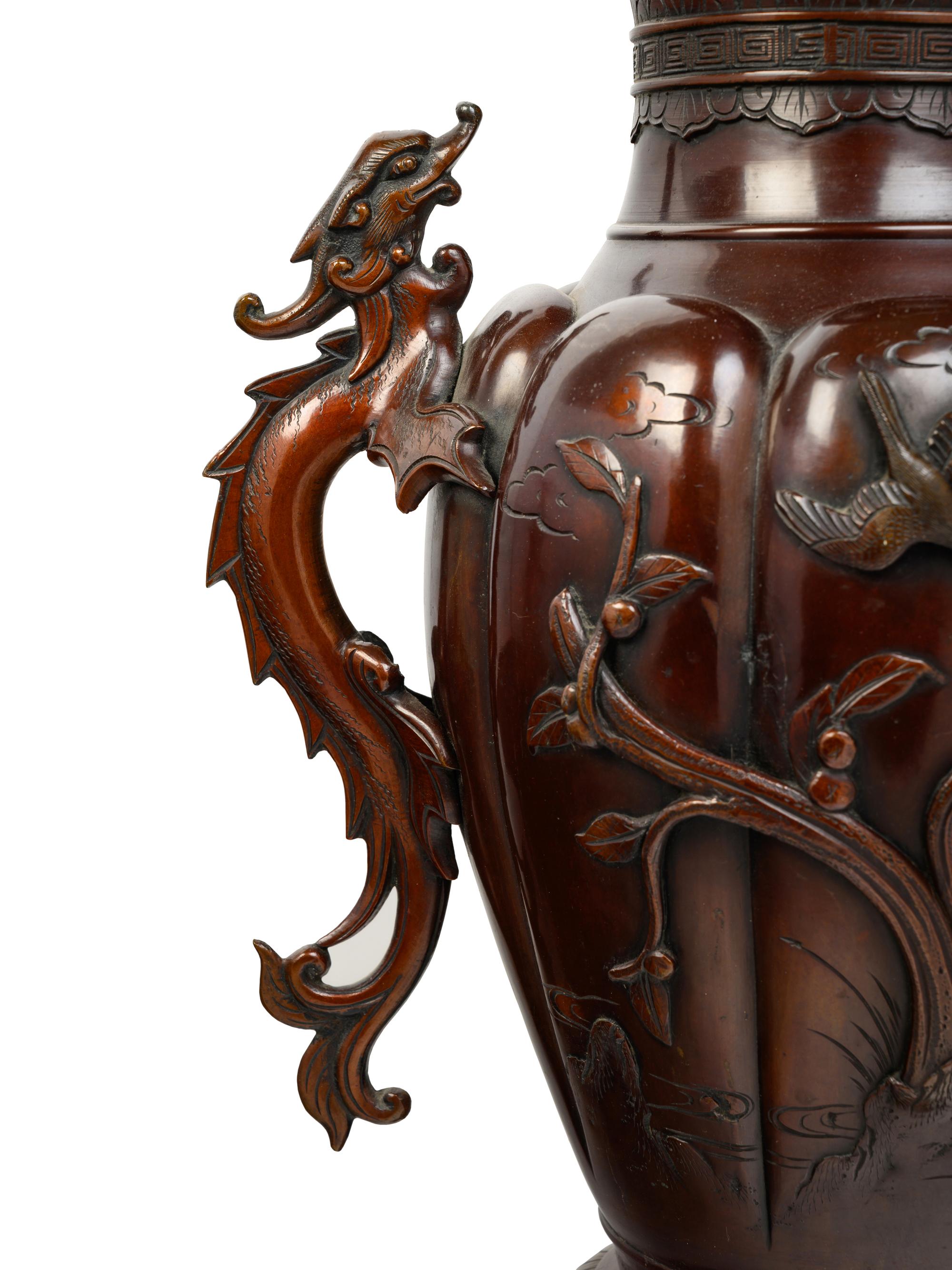 11 Japanese Bronze Vessels