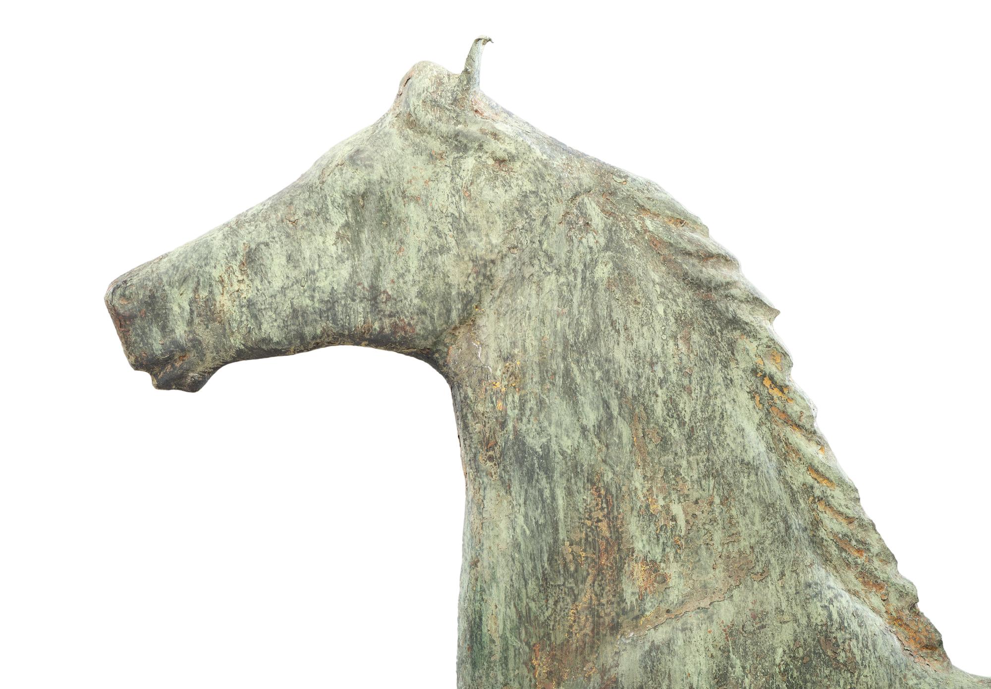 A Copper Hackney Horse Weathervane