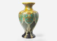 Zuid-Holland Gouda, Large "Old Time" Floor Vase