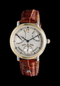 A Stainless Steel and Yellow Gold Masterpiece Retrograde Calendar Wristwatch, Maurice Lacroix,