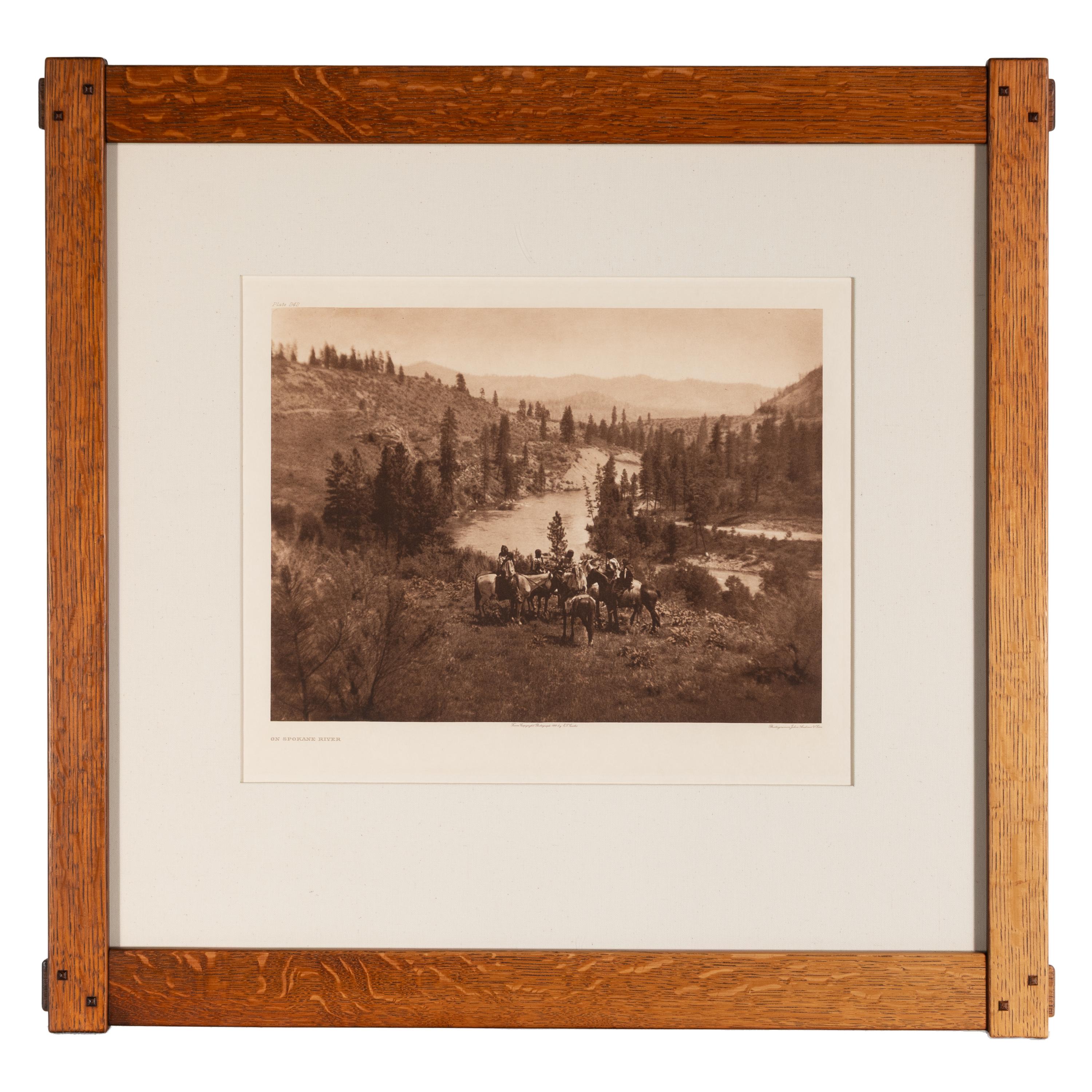 [Native American]. Curtis, Edward S. (1868-1952). A group of 9 large photogravures, comprising: