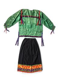 Mesquakie Ribbonwork Blouse and Skirt