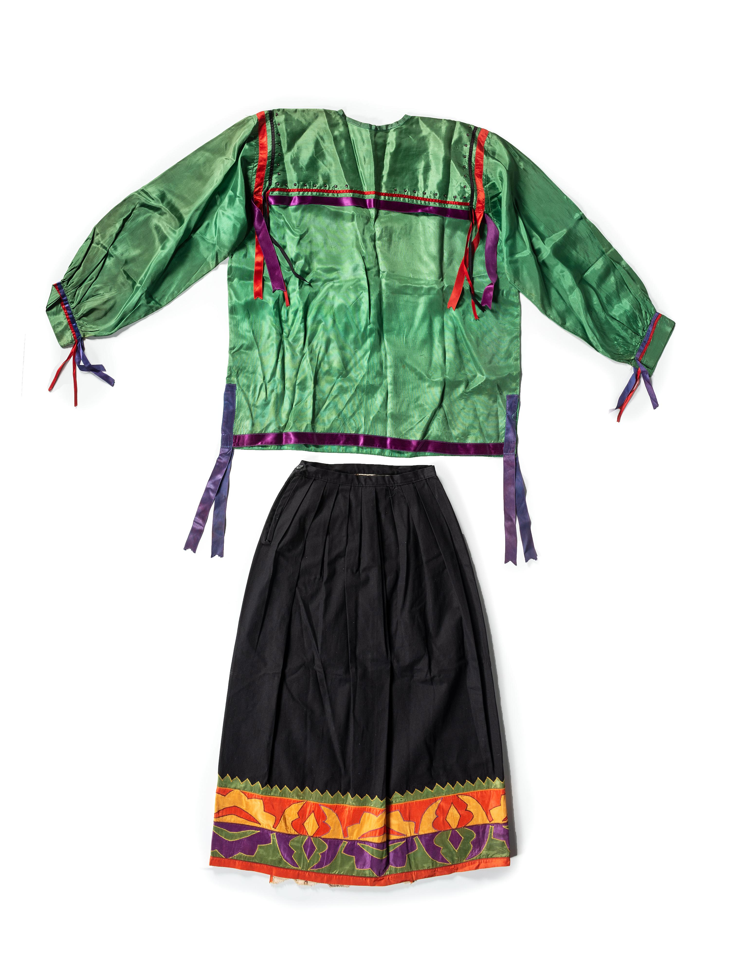 Mesquakie Ribbonwork Blouse and Skirt