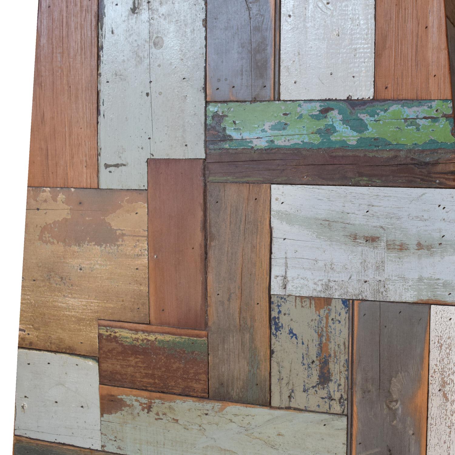 A Various Woods Patchwork Obelisk 26" W x 26" D x 87" H — Argentina, 20th Century