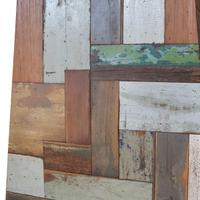A Various Woods Patchwork Obelisk 26" W x 26" D x 87" H — Argentina, 20th Century