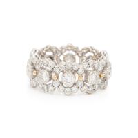 BUCCELLATI, WHITE GOLD AND DIAMOND 'NUOVA GHIRLANDA' RING