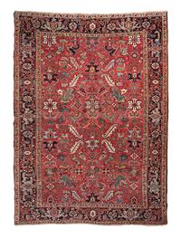 A Heriz Wool Rug