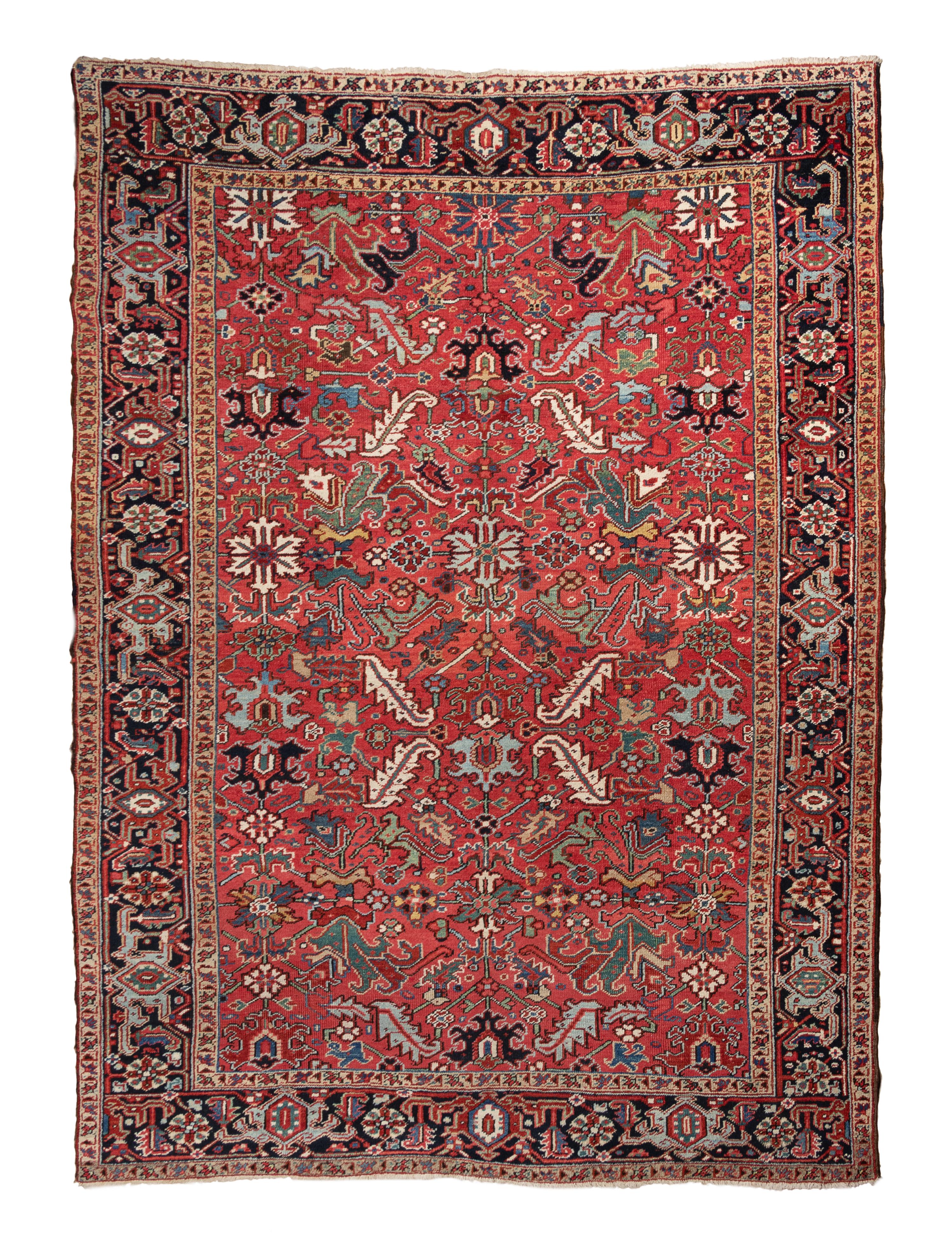 A Heriz Wool Rug