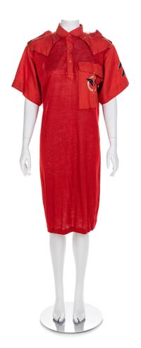 Claude Montana Knit Dress, 1970-80s