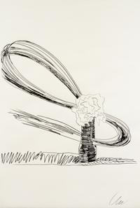 Andy Warhol, (American, 1928-1987), Flowers (Black and White), 1974