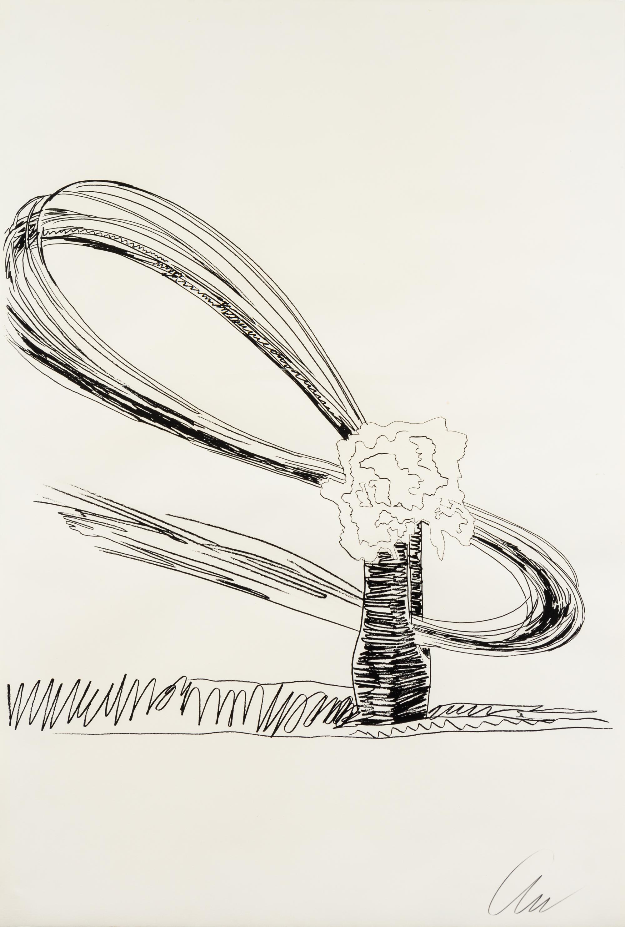 Andy Warhol, (American, 1928-1987), Flowers (Black and White), 1974