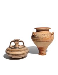 Two Mycenaean Pottery Vessels