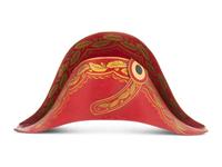 A Painted Tôle Bicorne Hat