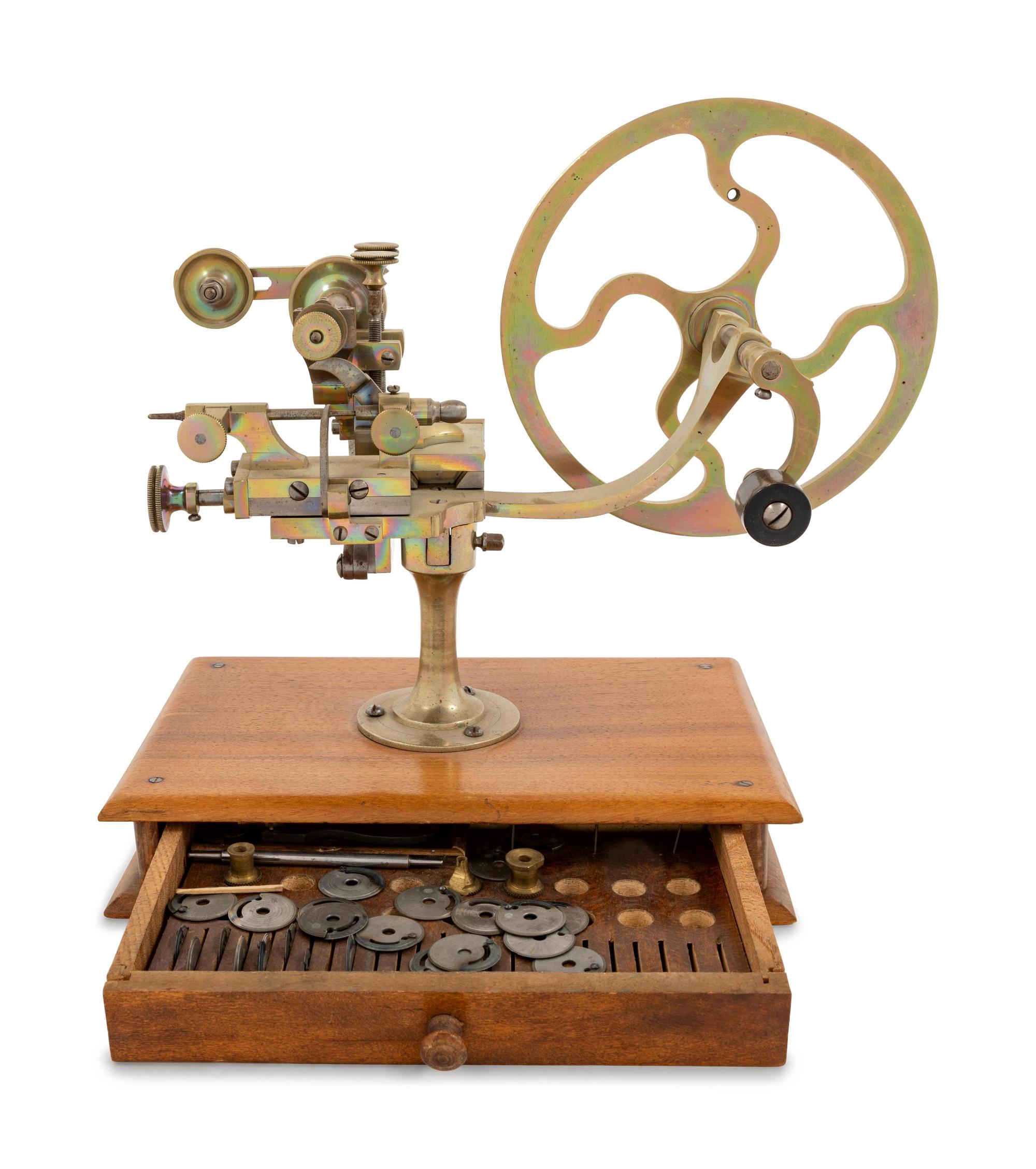 A Nickel-Plated Watch Maker's Rounding Up Tool — Early 20th Century