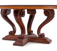 A French Carved Oak Dining Table