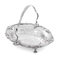 A George III Silver Centerpiece Basket