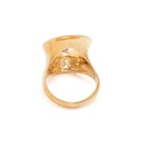 YELLOW GOLD AND DIAMOND RING